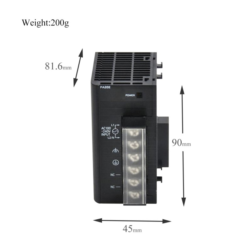 PLC Types Power Supply Unit Aiwell Japan  CJ1W-PA202 100% New Original Industrial Ect JP Original Package 