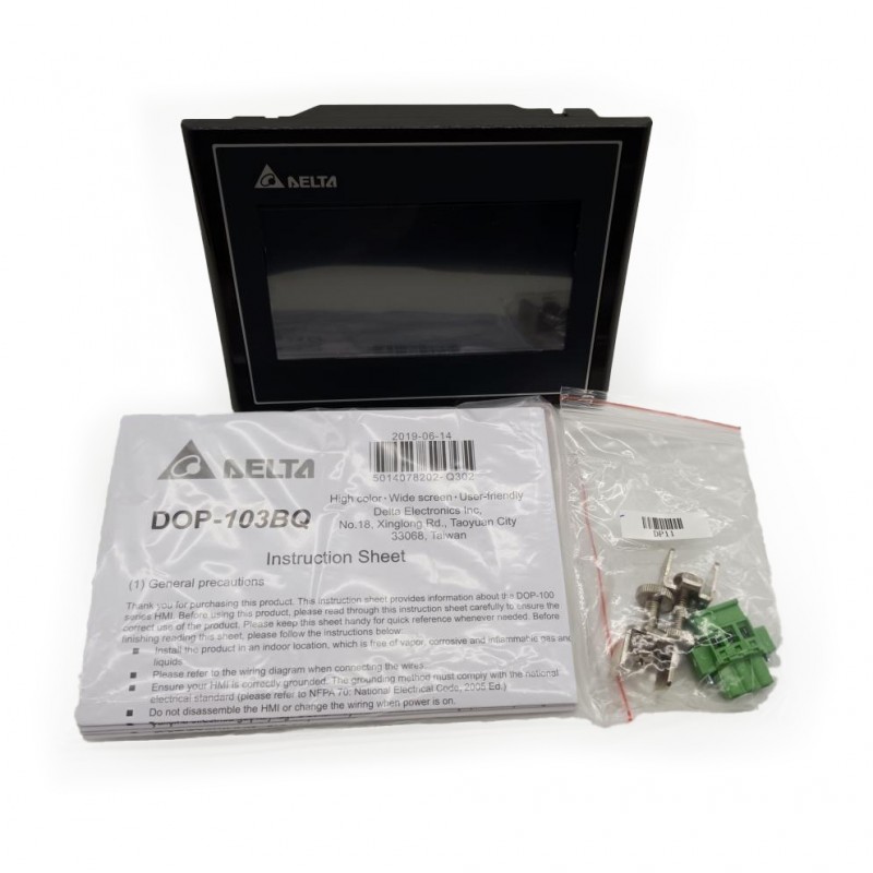 Popular Design Best Price Original 4.3 inch Delta HMI Mini Integrated Touch Screen DOP-103BQ 