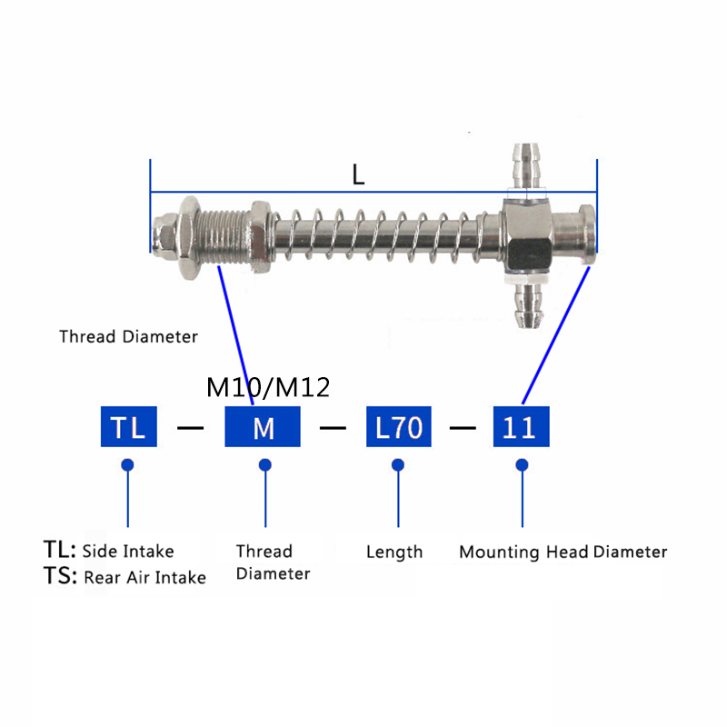 Pneumatic Vacuum Suction Cup Manipulator 8mm Mounting Head Accessories Silicone Suction Nozzle Injection Molding Machine Robot 