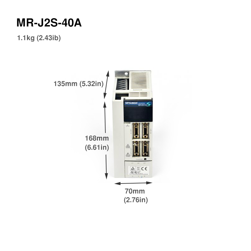 Mitsubishi MR-J2S-40A AC Servo Amplifier 